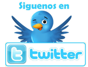 Síguenos en twitter